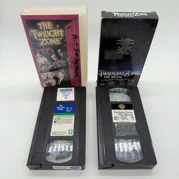 VTG Lot of 2 VHS Movie Collection Twilight Zone the Movie, The Prime Mover Fever - Picture 3 of 4
